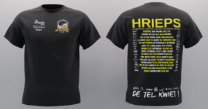 Muziekfestival HRIEPS T-Shirt DE TEL KWIET